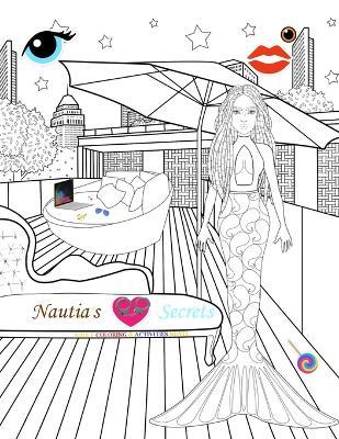 Nautia's Secrets: Adult Coloring & Activities Erotica Novel - P M - cover