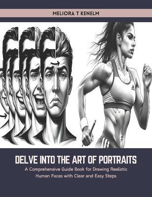 Delve into the Art of Portraits: A Comprehensive Guide Book for Drawing Realistic Human Faces with Clear and Easy Steps - Meliora T Kenelm - cover