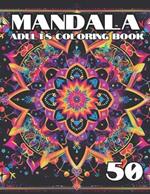 Mandala adults coloring book
