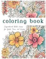 Coloring Book: Inspirational Bible Verses for Girls, Teens, and Women