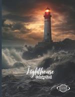 Lighthouse Coloring Book: Delightful Illustration of Relaxing Landscapes to Relieve Stress and Anxiety