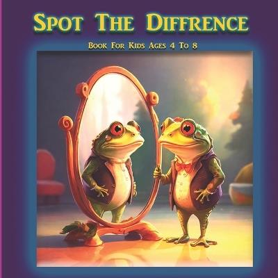 Spot The Difference Book For Kids Ages 4 To 8 - Variety Star Designs - cover