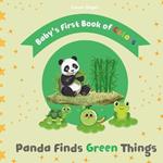 Picture Book For Babies and Toddlers - Baby's First Color Book, Panda Finds Green Things: First book of colors for babies age 1,2 and first color book for toddlers age 3,4,5, Teach green color to your little one, vegetables, fruits, animals and plants