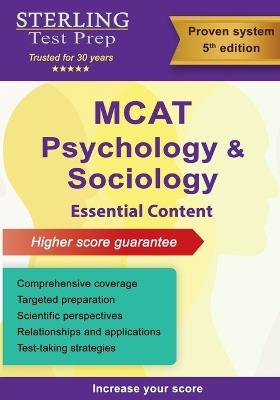 Sterling Test Prep MCAT Psychology & Sociology: Review of Psychological, Social & Biological Foundations of Behavior - Sterling Test Prep - cover