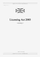Licensing Act 2003 (c. 17) - United Kingdom Legislation - cover
