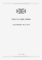 Explanatory Notes to Licensing Act 2003 - United Kingdom Legislation - cover