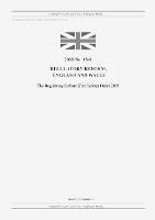 The Regulatory Reform (Fire Safety) Order 2005 - United Kingdom Legislation,Grangis Uk Publishing - cover