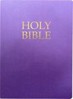 Kjver Holy Bible, Large Print, Royal Purple Ultrasoft: (King James Version Easy Read, Red Letter)