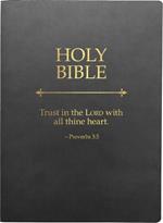 KJV Holy Bible, Trust in the Lord Life Verse Edition, Large Print, Black Ultrasoft: (Red Letter, 1611 Version)