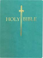 KJV Sword Bible, Large Print, Coastal Blue Ultrasoft: (Red Letter, Teal, 1611 Version)
