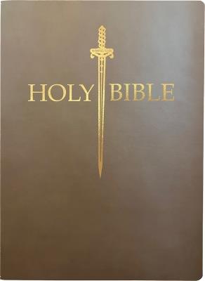 KJV Sword Bible, Large Print, Coffee Ultrasoft: (Red Letter, Brown, 1611 Version) - Whitaker House - cover