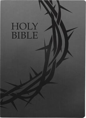 KJV Holy Bible, Crown of Thorns Design, Large Print, Black Ultrasoft: (Red Letter, 1611 Version) - Whitaker House - cover