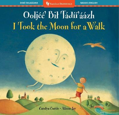 I Took the Moon for a Walk (Bilingual Navajo & English) - Carolyn Curtis - cover