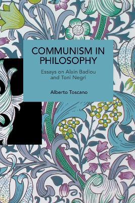 Communism in Philosophy - Alberto Toscano - cover