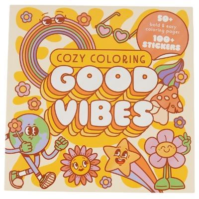 Cozy Coloring Good Vibes: With Stickers - cover