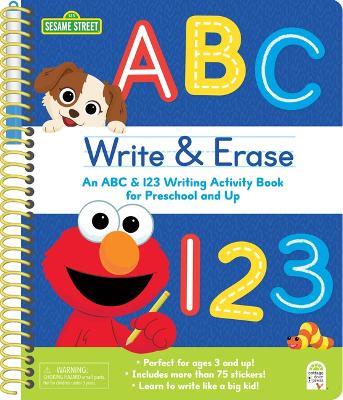 Sesame Street Write & Erase ABC and 123 - cover