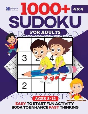 Kunlektra Brain Teaser 1000+ 4 x 4 Sudoku Puzzle Book for Kids - Kunlektra T Brain Teaser - cover