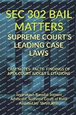 SEC 302 Bail Matters- Supreme Court's Leading Case Laws