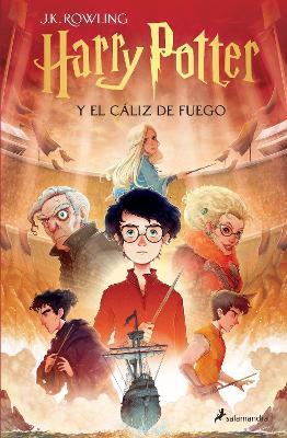 Harry Potter y el cáliz de fuego (Edición con ilustraciones de Xavier Bonet) / Harry Potter and the Goblet of Fire - J.K. Rowling - cover