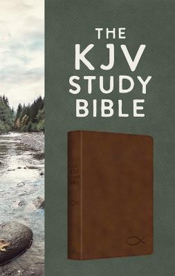 The KJV Study Bible [Chesnut Brown Fish] - Barbour Bibles - cover