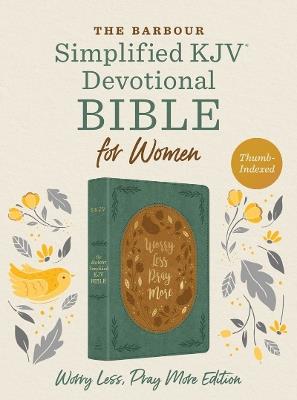 Barbour SKJV Devotional Bible for Women: Worry Less, Pray More - Compiled by Barbour Staff - cover
