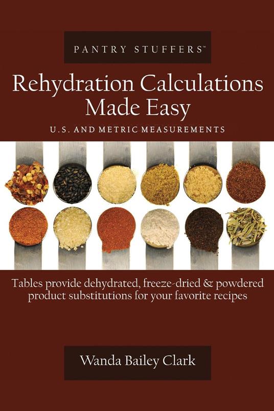 Pantry Stuffers Rehydration Calculations Made Easy: U.S. and Metric Measurements