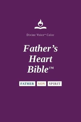 FHB, Regular Print Bible, Red Letter, Plum Paperback: Divine Voice Color, the Complete Bible for Everyone, Gen-Rev, EZ Read, Father's Heart Bible - cover