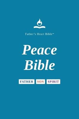 FHB, Peace Bible, Red Letter, Paperback: Divine Voice Color, for Anxiety, Grief and Worry, Gen-Rev, EZ Read, Father's Heart Bible - cover