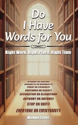 Do I Have Words For You - Michael Carter - cover