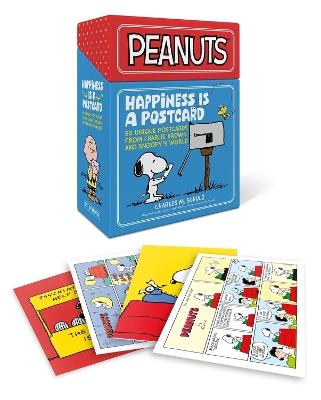 Peanuts: Happiness Is a Postcard: 50 Unique Postcards from Charlie Brown and Snoopy’s World - Charles Schulz - cover