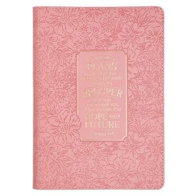 Journal Classic Pink Hope & a Future Jer. 29:11 - cover