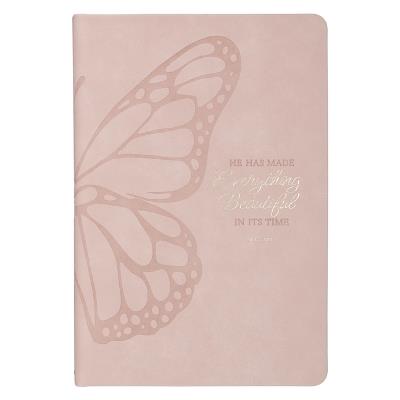 Journal Hardcover Pink Everything Beautiful Ecc. 3:11 - cover