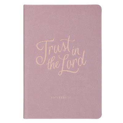 Journal Hardcover Purple Trust in the Lord Prov. 3:5 - cover