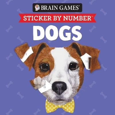 Brain Games - Sticker by Number Compact Edition: Dogs 7x7 Inches Perfect Gift for Dog Lovers, Travel Size Activity Book for Adults & Kids 7+ - Publications International Ltd,New Seasons,Brain Games - cover