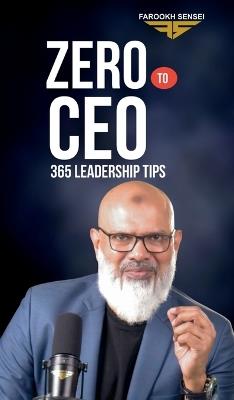 Zero To CEO - Farookh Sensei - cover