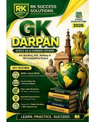 G K Darpan: 3000+ MCQs 60+ Sets Smart Explanations for Quick Revision - Rakesh Kumar - cover