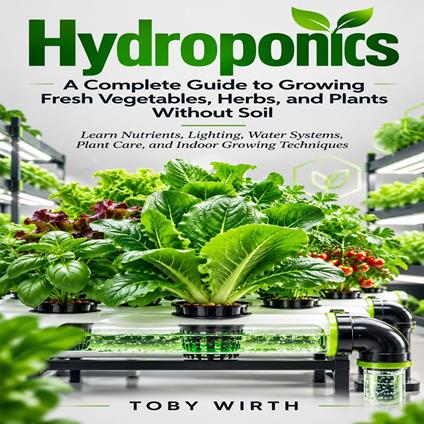 Hydroponics: A Complete Guide to Growing Fresh Vegetables, Herbs, and Plants Without Soil (Learn Nutrients, Lighting, Water Systems, Plant Care, and Indoor Growing Techniques)