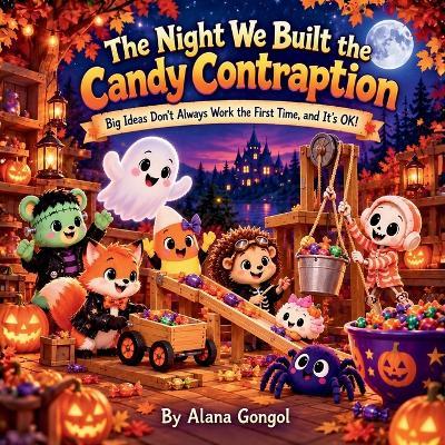 The Night We Built the Candy Contraption: Big Ideas Don't Always Work the First Time, and It's OK! - Alana Gongol - cover