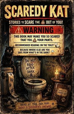 Scaredy Kat: Stories to Scare the Shit Out of You - Porta Potty Edition (Groundwood Paper/Black and White) - Kat Smith - cover