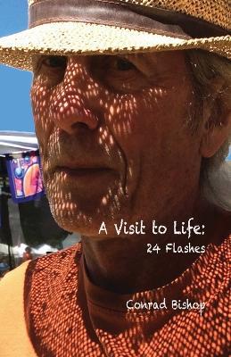 A Visit to Life: 24 Flashes - Conrad Bishop - cover