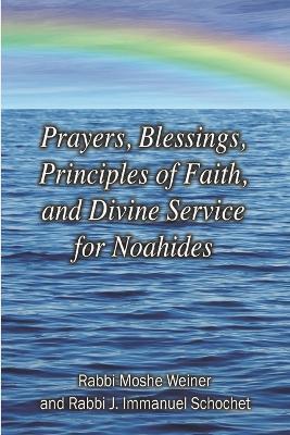 Prayers, Blessings, Principles of Faith, and Divine Service for Noahides (Large Print Edition) - J Immanuel Schochet - cover