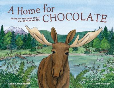A Home for Chocolate: Based on the True Story of an Orphan Moose - Connie Anne Hellyer - cover