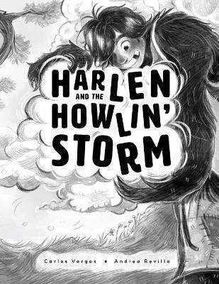 Harlen and the Howlin' Storm - Carlos Vargas - cover