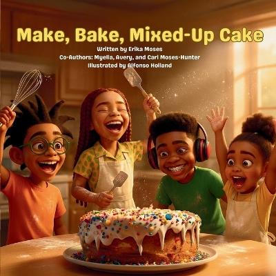 Make, Bake, Mixed-Up Cake: A Story About Flexibility, and Fun - Erika Moses,Myella Avery Moses-Hunter - cover