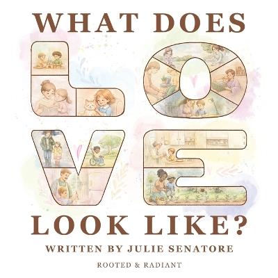 What Does Love Look Like?: an open-concept book for children and grown-ups to explore together. - Julie Senatore - cover