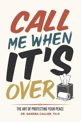 Call Me When It's Over - Sandra Callier - cover