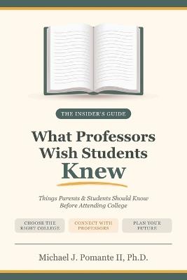 What Professors Wish Students Knew: Things Parents and Students Should Know Before Attending College: Things Parents and Students Should Know Before Attending College - Michael Pomante - cover