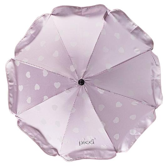 Ombrellino Universale Con Ricamo Cuori Rosa