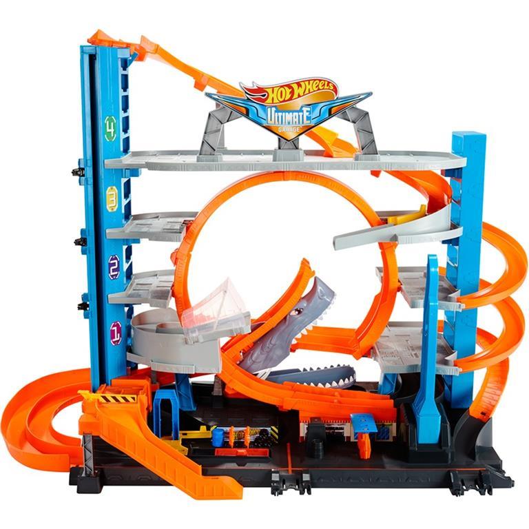 Hot Wheels Garage delle Acrobazie Playset con Pista Connettibile per Macchinine,