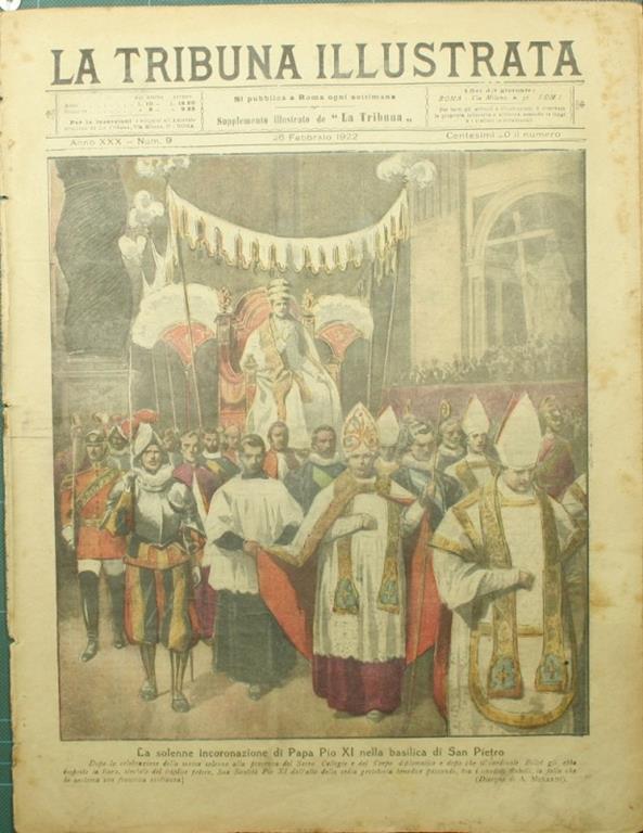 La Tribuna Illustrata 29 Mars 1891 – Funérailles De Napoleone Leonardi, Journal Vintage Italie